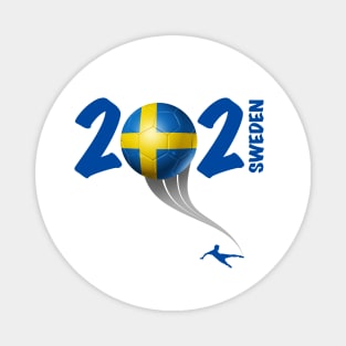 Sweden Euro Soccer 2021 Magnet